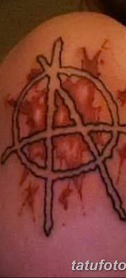 фото татуировка анархия 05.09.2017 №046 - татуировка анархия -