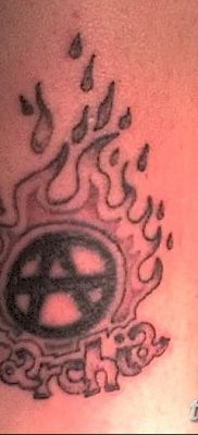 фото татуировка анархия 05.09.2017 №060 - татуировка анархия -