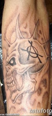 фото татуировка анархия 05.09.2017 №074 - татуировка анархия -