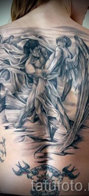 снимка на ангел и татуировка на демон за статия за значението на дизайна на татуировка - tatufoto.ru - 15