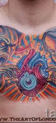 снимка на ангел и демон татуировка за статия за значението на дизайна на татуировка - tatufoto.ru - 8