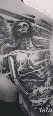 снимка на татуировката ангел на смъртта от 28.10.2017 г. №007 - татуировка на ангел смърт -