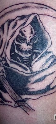 снимка на татуировката ангел на смъртта от 28.10.2017 г. №009 - татуировка на ангел смърт -