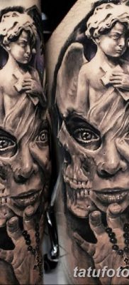 снимка на татуировката ангел на смъртта от 28.10.2017 г. №016 - татуировка на ангел смърт -