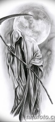 снимка на татуировката ангел на смъртта от 28.10.2017 г. №018 - татуировка на ангел смърт -