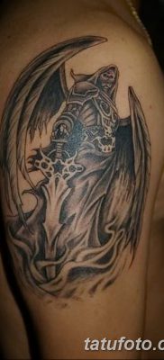 снимка на татуировката ангел на смъртта от 28.10.2017 г. №020 - татуировка на смъртта на ангел -