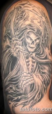 снимка на татуировката ангел на смъртта от 28.10.2017 г. №027 - татуировка на ангел смърт -