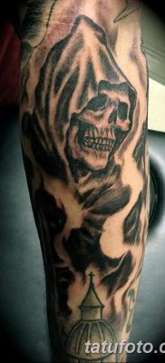 снимка на татуировката ангел на смъртта от 28.10.2017 г. №034 - татуировка на ангел смърт -