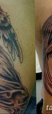 снимка на татуировката ангел на смъртта от 28.10.2017 г. №038 - татуировка на ангел смърт -