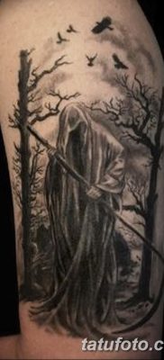 снимка на татуировката ангел на смъртта от 28.10.2017 г. №041 - татуировка на ангел смърт -