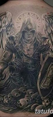 снимка на татуировката ангел на смъртта от 28.10.2017 г. №045 - татуировка на ангел смърт -