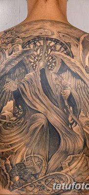 снимка на татуировката ангел на смъртта от 28.10.2017 г. №049 - татуировка на ангел смърт -