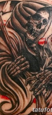 снимка на татуировката ангел на смъртта от 28.10.2017 г. №050 - татуировка на ангел смърт -
