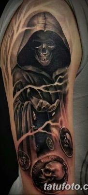 снимка на татуировката ангел на смъртта от 28.10.2017 г. №057 - татуировка на ангел смърт -