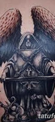 снимка на татуировката ангел на смъртта от 28.10.2017 г. №059 - татуировка на ангел смърт -