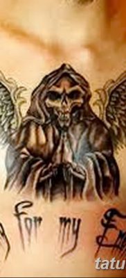 снимка на татуировката ангел на смъртта от 28.10.2017 г. №062 - татуировка на смъртта на ангел -