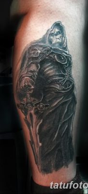 снимка на татуировката ангел на смъртта от 28.10.2017 г. №066 - татуировка на ангел смърт -