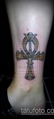 Снимка на татуировка ankh (значение) - пример за интересен дизайн на татуировка - 021