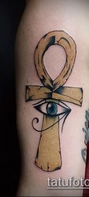 Снимка на татуировка ankh (значение) - пример за интересен дизайн на татуировка - 007