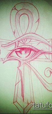 Снимка на татуировка ankh (значение) - пример за интересен дизайн на татуировка - 005