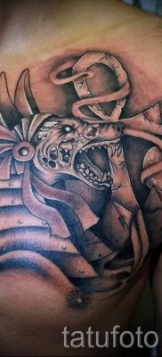 Анубис кръст татуировка - татуировка снимка за статия за значението на 3