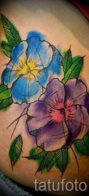 Fotografija tetovaže maćuhice za članak o značenju tetovaže - tatufoto.ru - 26