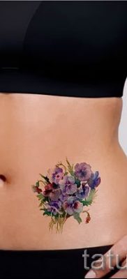 Fotografija tetovaže maćuhice za članak o značenju tetovaže - tatufoto.ru - 22