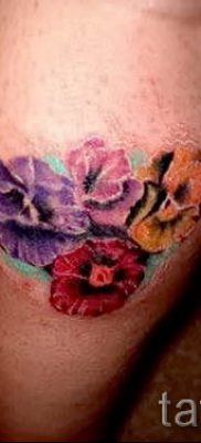 Fotografija tetovaže maćuhice za članak o značenju tetovaže - tatufoto.ru - 18