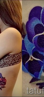 Fotografija tetovaže maćuhice za članak o značenju tetovaže - tatufoto.ru - 15