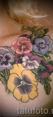 Fotografija tetovaže maćuhice za članak o značenju tetovaže - tatufoto.ru - 12