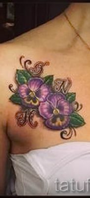 Fotografija tetovaže maćuhice za članak o značenju tetovaže - tatufoto.ru - 5