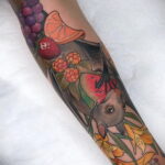 مثال على رسم وشم باللون البرتقالي 12.12.2020 №1055-وشم برتقالي-