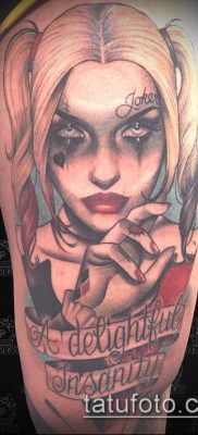 Harlequin tattoo No. 464 - نسخة فريدة من النمط يمكن استخدامها بنجاح للمعالجة والتطبيق كوشم مهرج