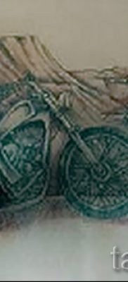 Fényképes példa egy motoros tetoválásra a jelentésről szóló cikkhez - tatufoto.ru - 145