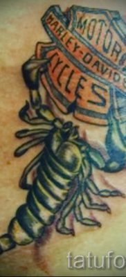 Fotó példa a motoros tetoválásra a jelentésről szóló cikkhez - tatufoto.ru - 143