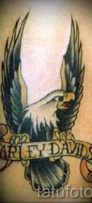 Fényképes példa egy motoros tetoválásra a jelentésről szóló cikkhez - tatufoto.ru - 133