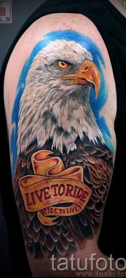 Fényképes példa egy motoros tetoválásra a jelentésről szóló cikkhez - tatufoto.ru - 103