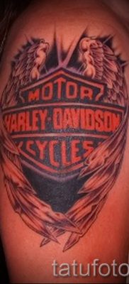 Fényképes példa egy motoros tetoválásra a jelentésről szóló cikkhez - tatufoto.ru - 84