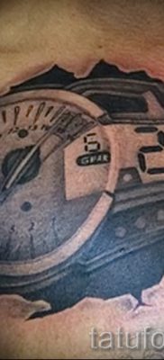Fotós példa egy motoros tetoválásra a jelentésről szóló cikkhez - tatufoto.ru - 72