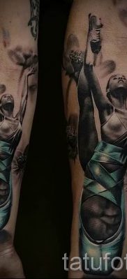 balerina tetoválás fotó a balerina tetoválás jelentéséről szóló cikkhez - tatufoto.ru - 76