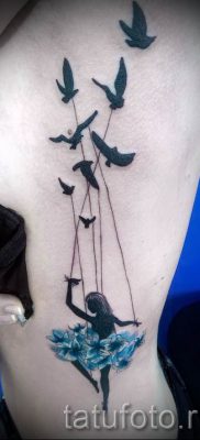 balerina tetoválás fotó a balerina tetoválás jelentéséről szóló cikkhez - tatufoto.ru - 60