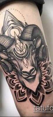 Zdjęcie tatuażu barana - 22052017 - przykład - 002 Tatuaż barana