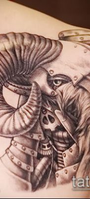 Zdjęcie tatuażu barana - 22052017 - przykład - 012 Tatuaż barana