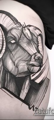 Zdjęcie tatuażu barana - 22052017 - przykład - 019 Tatuaż barana