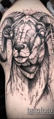 Zdjęcie tatuażu barana - 22052017 - przykład - 043 Tatuaż barana