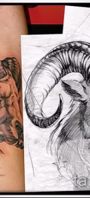 Zdjęcie tatuażu barana - 22052017 - przykład - 062 Tatuaż barana