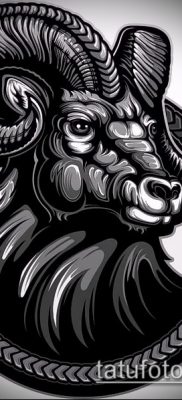 Zdjęcie tatuażu barana - 22052017 - przykład - 075 Tatuaż barana