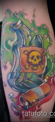 fotografija nereda tetovaža (značenje) - primjer zanimljivog crteža tetovaže - 037