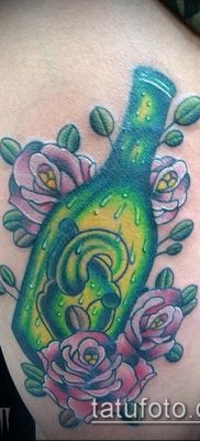 fotografija nereda tetovaža (značenje) - primjer zanimljivog crteža tetovaže - 035