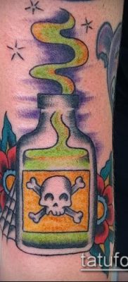 fotografija nereda tetovaža (značenje) - primjer zanimljivog crteža tetovaže - 034